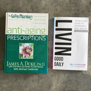 The Green Pharmacy Anti Aging Prescriptions Hard Cover Book